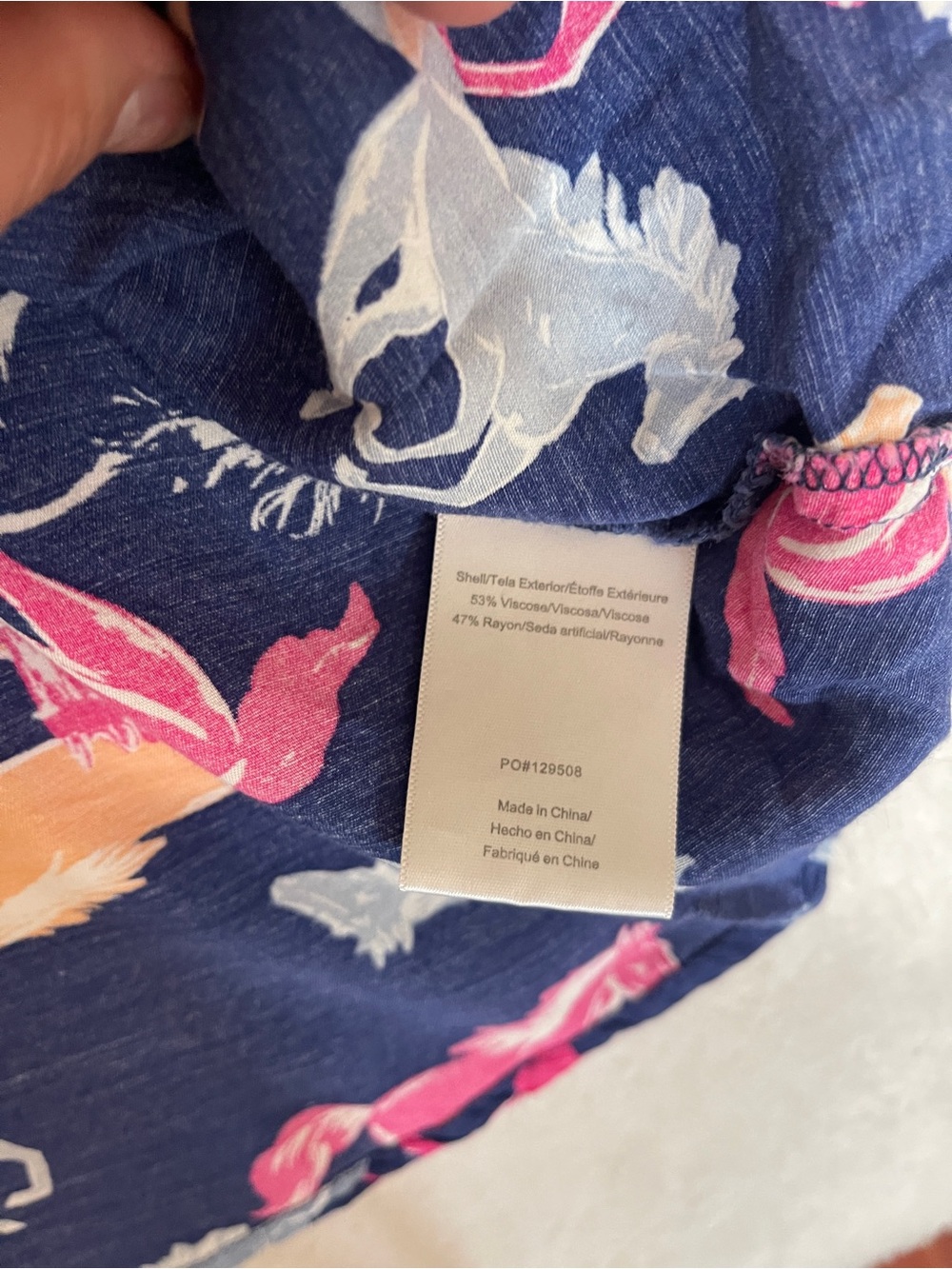 Modcloth Neon Stampede Navy Blue Novelty Horse Print Button Down Shirt Dress XL - Picture 11 of 12